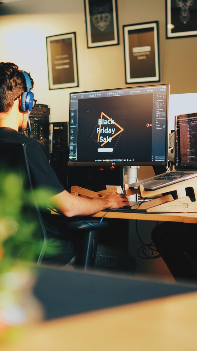 Image showing software developers working on a screen